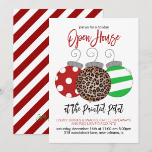 Convite Holiday Open House