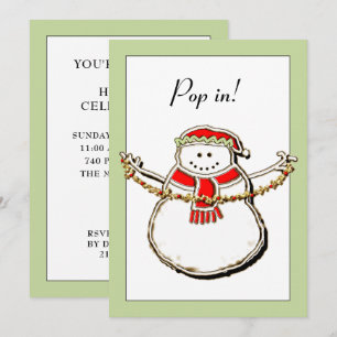 Convite Holiday Open House