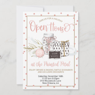 Convite Holiday Open House