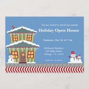 Convite Holiday Open House