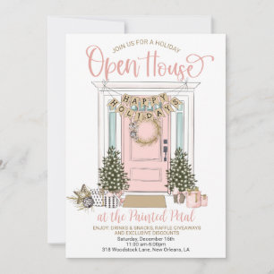 Convite Holiday Open House