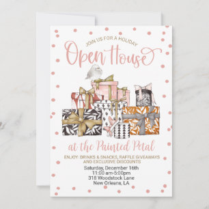 Convite Holiday Open House