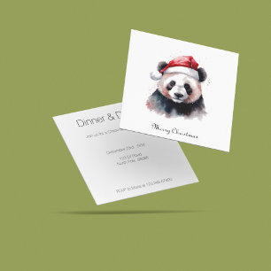 Convite Holly Jolly Christmas Panda, costume