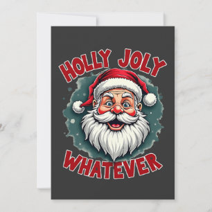 Convite Holly Joly, seja qual for o Natal engraçado