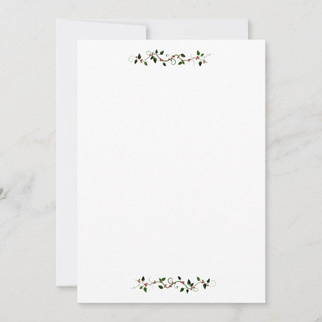 Convite Holly Modelo Flat (Frente)