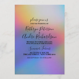 Convite Holográfico para Casamento