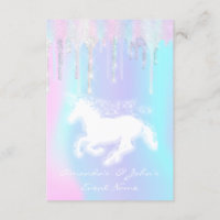 Holographic Drips Unicorn Party Sweet 16th Sereia