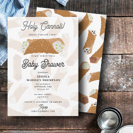 Convite Holy Cannoli Funny Italian Baby Shower