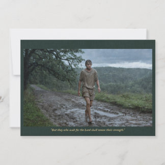 Convite Holy Card | Saint Wenceslaus Walking in the Rain