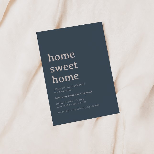 Convite Home Sweet Home Fall Housearming Party (Criador carregado)