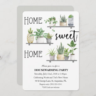 Convite Home Sweet Home Housearming Invitation