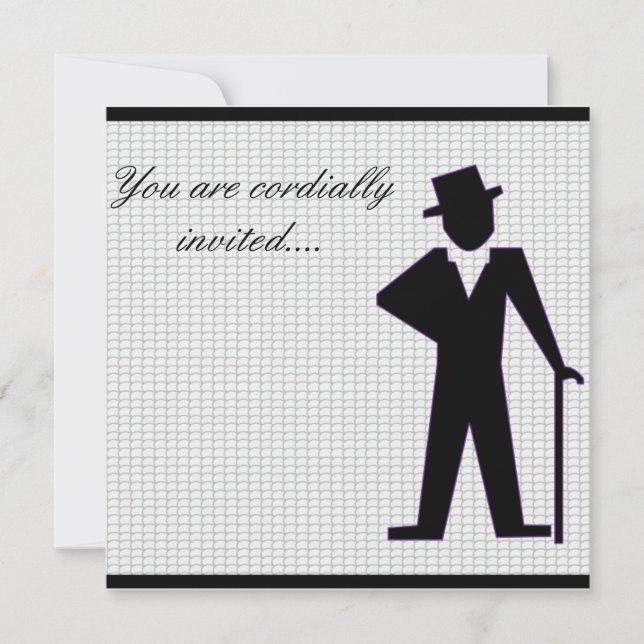 Convite Homem Dançante (Frente)