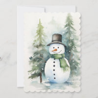 Homem de Neve celebrando o Natal