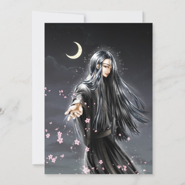 Convite homem dos olhos vermelhos (Frente)