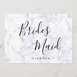 Convite Homem-martelo branco elegante e moderno