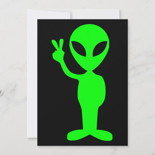 Convite Homem Verde Pequeno (Frente)