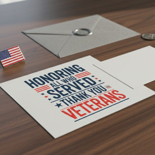 Convite Homenageando a Todos que Serviram Obrigado Veteran