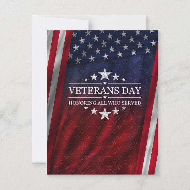 Convite Honrar aqueles que serviram (Frente)