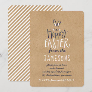 CONVITE HOPPER EASTER BUNNY