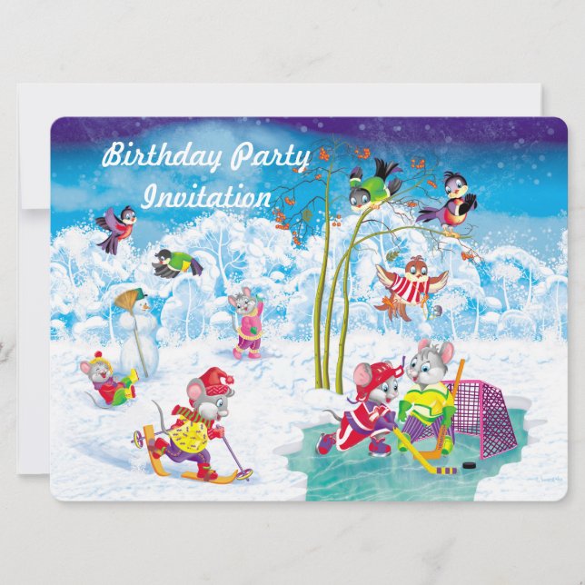 Convite hóquei (Frente)