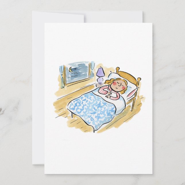 Convite Hora da cama (Frente)