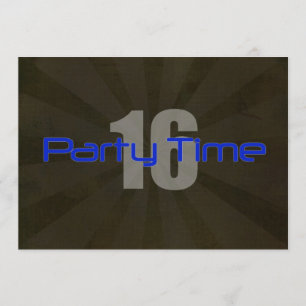 Convite Hora da Festa, Cinza Negra 16º Aniversário