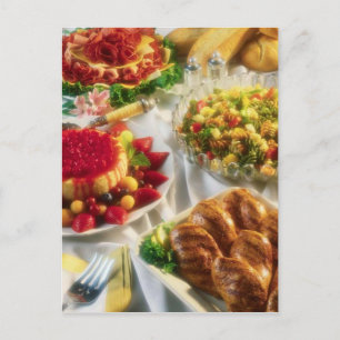 CONVITE HORA DE FESTA DE JANTO DE CARTÃO POSTAL