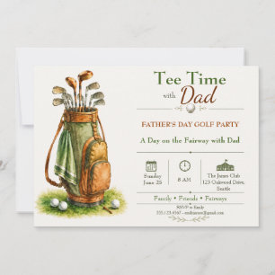 Convite Hora de Saída com o Papai Festa do Dia dos Pais de