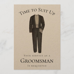 Convite Hora de se Preparar Proposta para Padrinhos de Cas