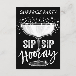 CONVITE HORA DE SIP HOORAY **FESTA DE SURPRESSÃO ADULTA**