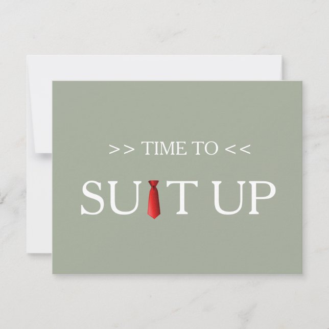 Convite Hora de Suitar o Tempo Vermelho (Frente)