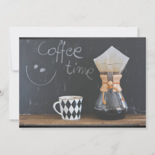 Convite Hora do Café Juntar a Festa