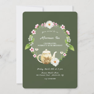 Convite Hora do chá