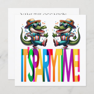 Convite Hora do Gator Party