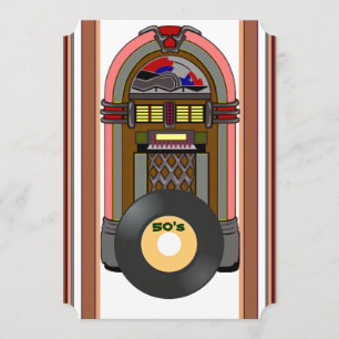 Convite Hora do Rock and roll Party