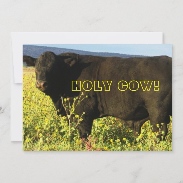 Convite Hora do Roundup! Santa Vaca - Partido Ocidental (Frente)