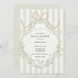 Convite Hora do Tea Chá de panela Wildflower