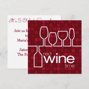 Convite Hora do Vinho