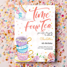 Hora quatro de Tea, quarto aniversário de chá