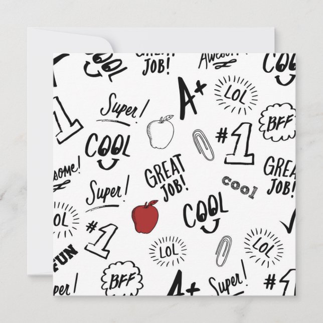 Convite Horário Escolar (Frente)