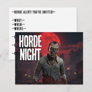 Convite Horde Night Party