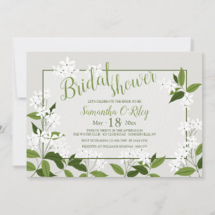 Convite Horizontal Jasmine