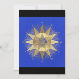 Convite Horoscópio, zodíaco, astrologia, peixes, bruxaria