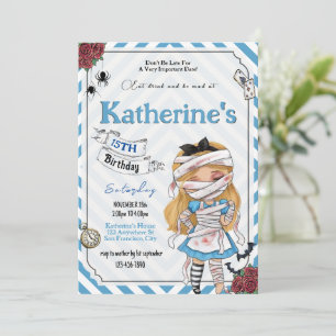 Convite Horror Alice no Concurso de Aniversário da Maravil