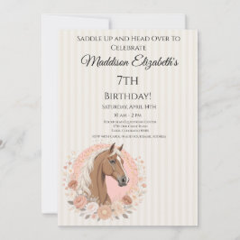 Convite Horse Birthday