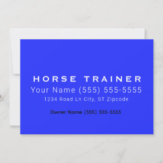Convite Horse Royal Professional Business Card