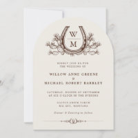 Horsferes Cactus Western Country Boho Wedding