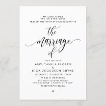 Hospedagem de pais,Caligrafia negra moderna, Casam