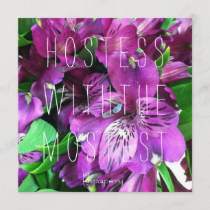 Convite Hostess com a Mostest!Cartão de Agradecimento