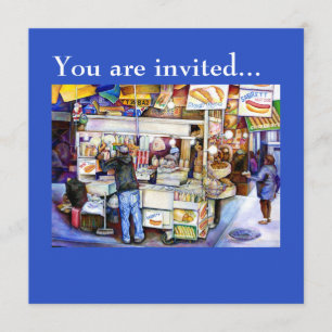 Convite Hot Dog Deus, Nova York